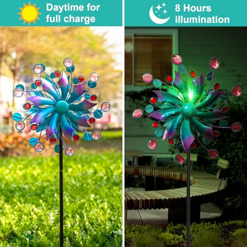 Solar Wind Spinner Outdoor
