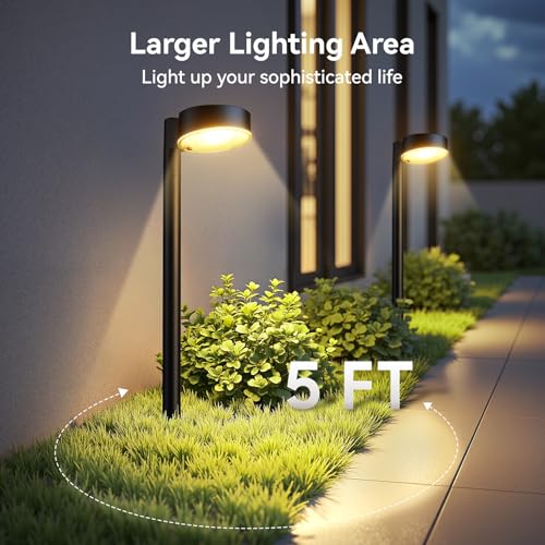 6 Pack Solar Pathway Lights Outdoor (6 Count)
