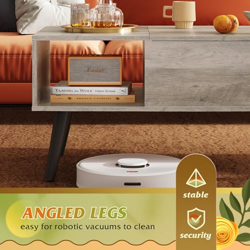 Lift Top Coffee Table with Hidden Storage
