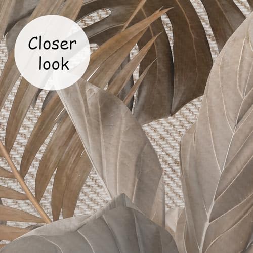 Jungle Wallpaper Vintage Tropical Plants wall murals for Bedroom 136"x96"