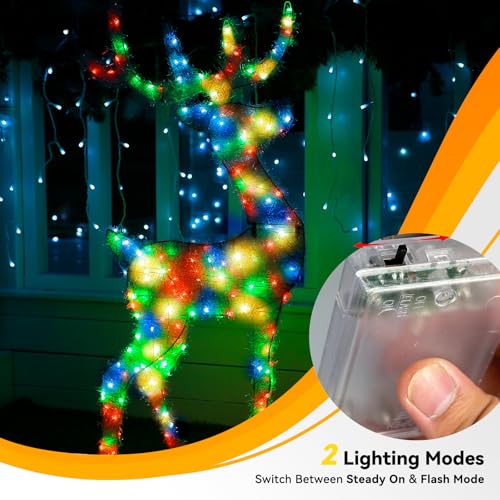 4 Pack Multicolor Fairy Lights Battery Operated