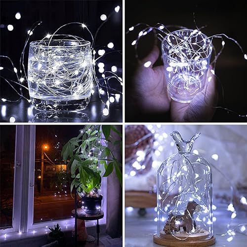 3 Pack 60 LED Fairy Lights Battery Operated with Remote
