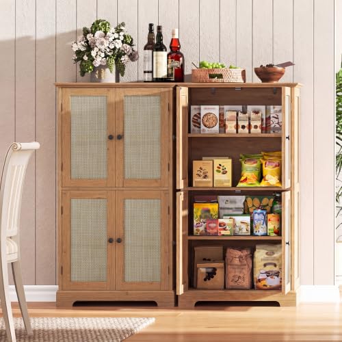 Bathroom Floor Cabinet with Adjustable Shelves