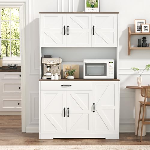 71" Pantry Cabinet with Charging Station