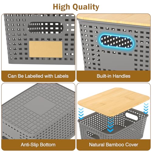 Stackable Storage Baskets (8 Count)