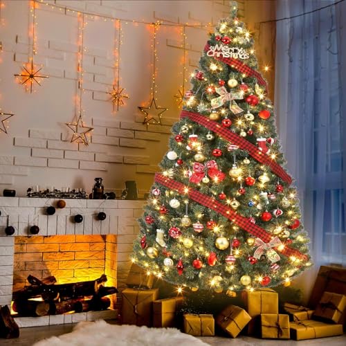 9 ft Artificial Christmas Tree Prelit