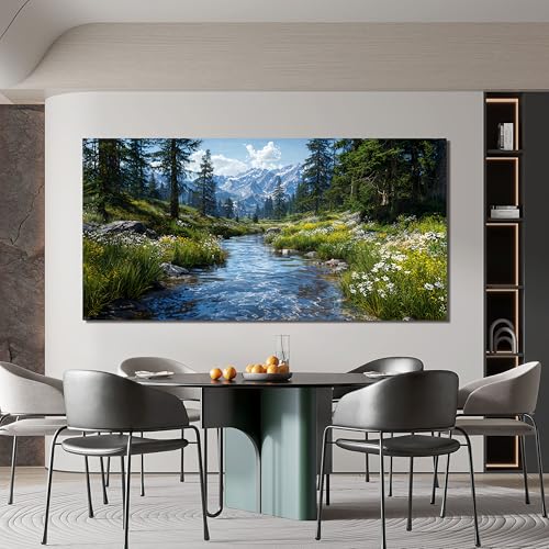 Nature Landscape Wall Art Prints Artwork Pictures For Living Room 24"X48"