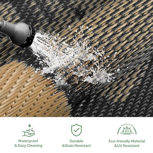 Outdoor Rug Waterproof for Patio Decor (200 Sq Ft)