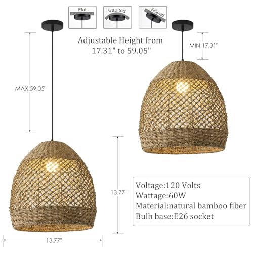 Rattan Pendant Light
