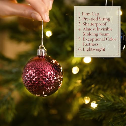 Christmas Tree Decorations Ornament Set (50 Count)