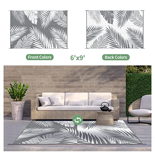 Outdoor Rug Waterproof Plastic Rugs for Patio