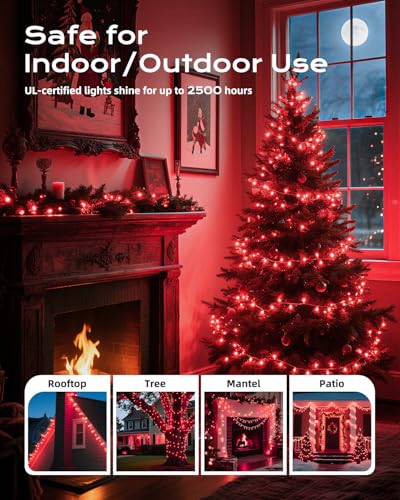 Red Mini String Lights (100 Count)