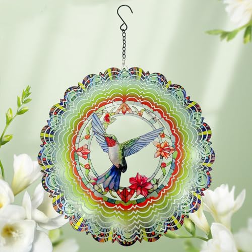 Wind Spinners Outdoor Hummingbird