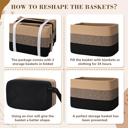 Baskets for Organizing (3 Count)