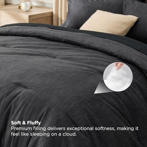 Full Comforter Set Black