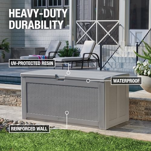 Extra Large Resin Outdoor Storage Deck Box