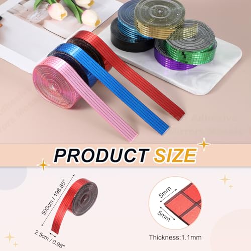 5x5mm Self Adhesive Mirrors Mosaic Tiles (5000 unidad)