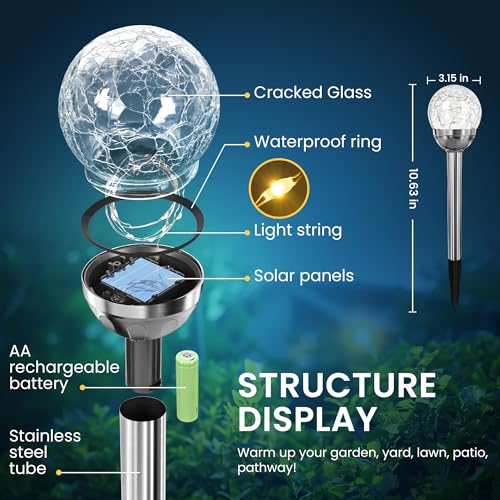 Solar Garden Lights Outdoor (3 Count)
