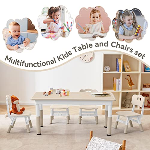Kids Study Table and Chairs Set