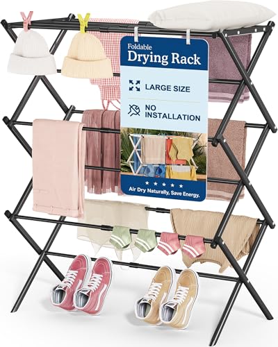 Oversize 3 Tier Clothes Drying Rack