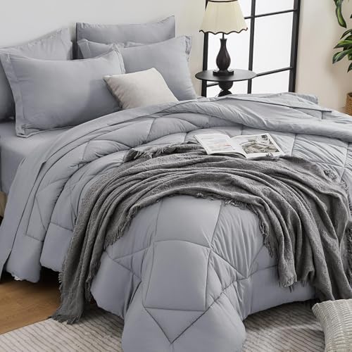 7 Piece Oversized Queen Comforter Set