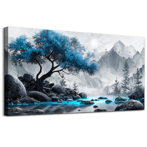 Black And White Wall Painting Canvas Art For Living Room
