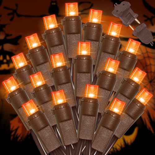 Orange Thanksgiving Mini Lights (100 Count)