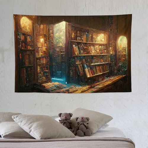 Bookshelf Tapestry