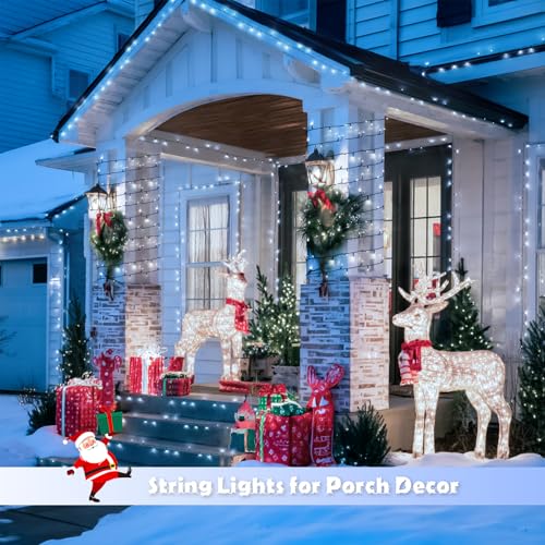 2 Pack Solar String Lights Outdoor (2 Count)