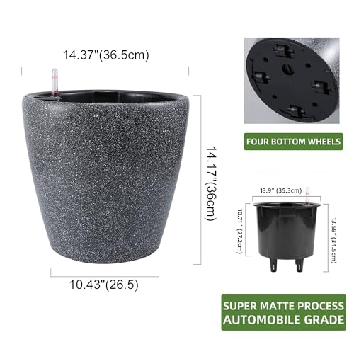 15x14 Self Watering Planter with Wheels