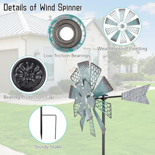 Metal Wind Spinners Outdoor