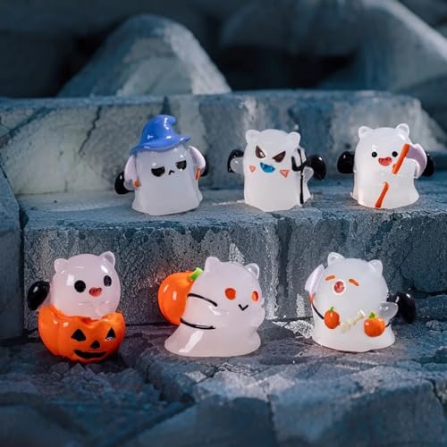 Halloween Ghost Figurine (6 Count)