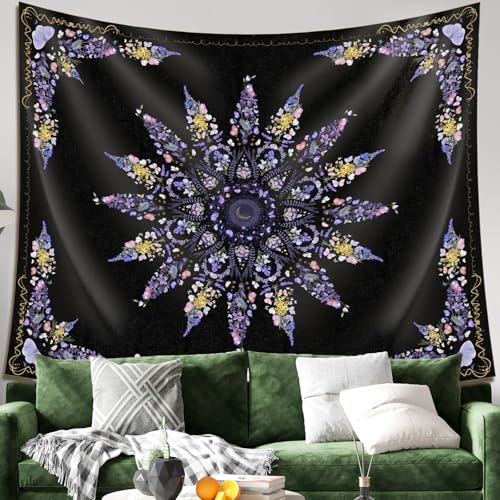 Floral Tapestry Wall Hanging Cute
