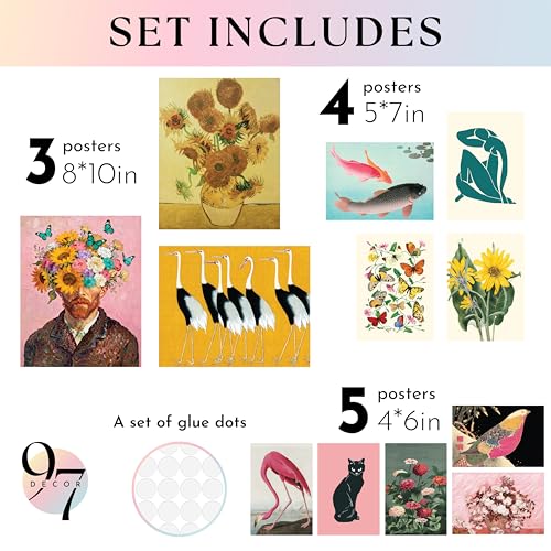 Eclectic Maximalist Wall Art (12 Count)