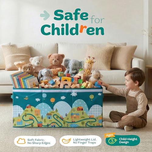 Extra Large Toy Storage Organizer with Lid