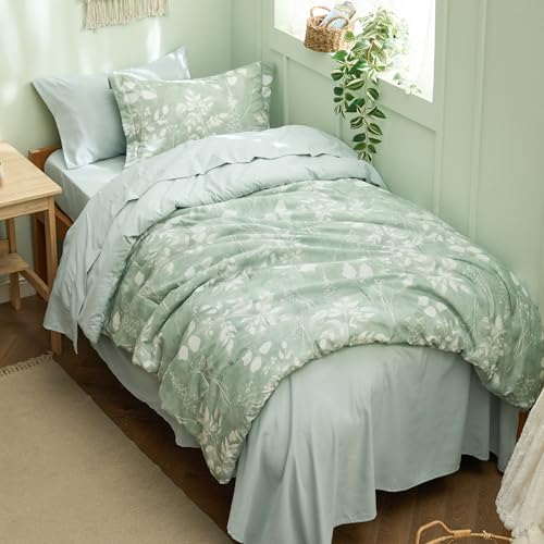 Floral Sage Green Comforter Set