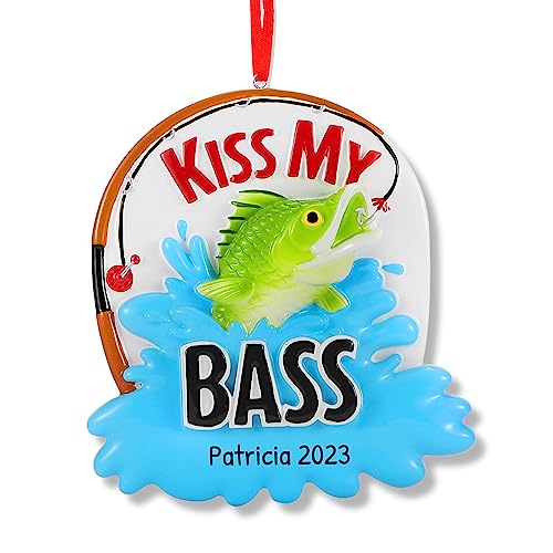 Personalized Fishing Ornament for Christmas Tree 2026