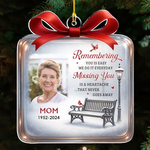 Personalized Custom Photo Acrylic Ornament