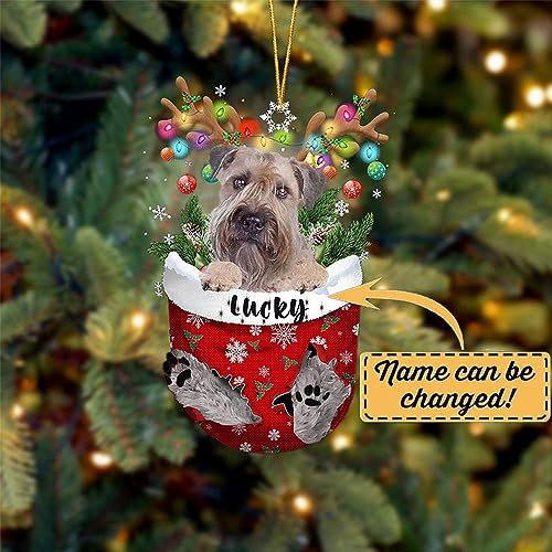 Wheaten Terrier Dog Christmas Ornament