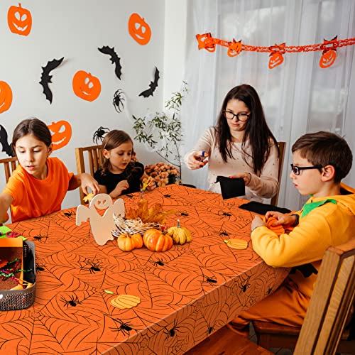3 Pack Halloween Tablecloth Rectangular Table Halloween Party Decorations (3 Count)