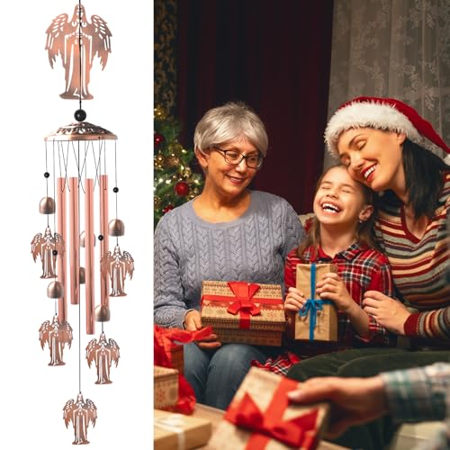 for Women Angel Wind Chimes Outdoor Angel Lover Birthday Gifts for Men