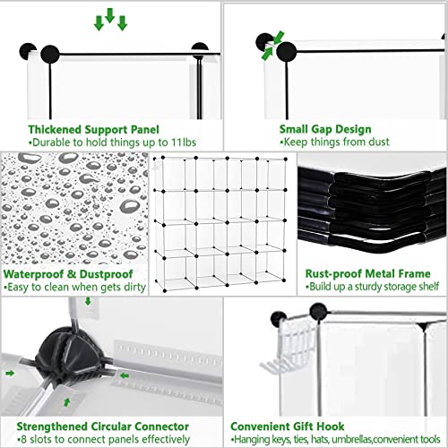 16 Cube Storage Organizer Cube Shelves Units Storage Cubes
