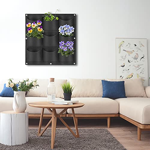 9 Pockets Hanging Planter Bags