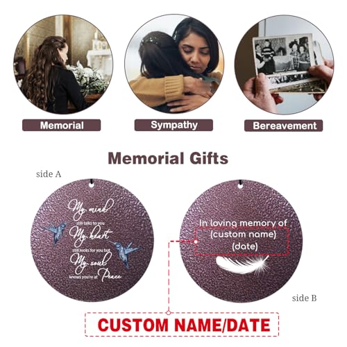 Personalized Memorial Wind Chimes for Loss of Loved One