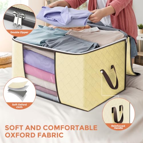 90L Large Storage Bags (6 Count)