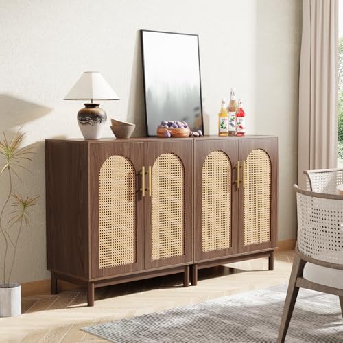 Set of 2 Rattan Sideboard (2 Count)