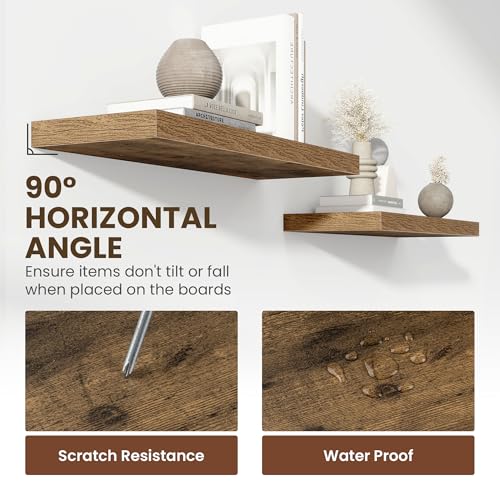 36 Inch Floating Shelves (2 Count)