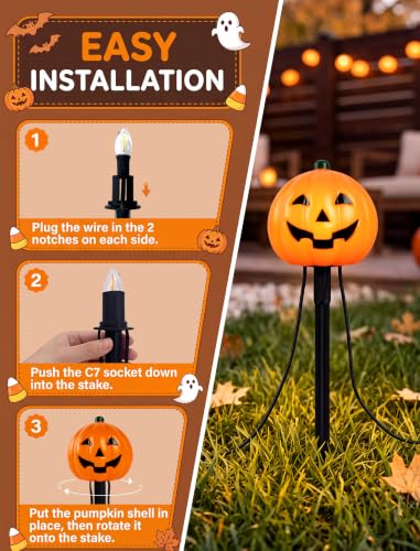 10.5FT Halloween Pathway Lights (5 Count)