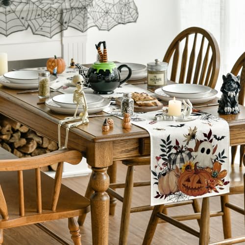 210 GSM Halloween Table Runner Home Party Decor 13x48 Inch (4.332 Sq Ft)