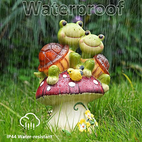 Solar Light Turtle Garden Statue